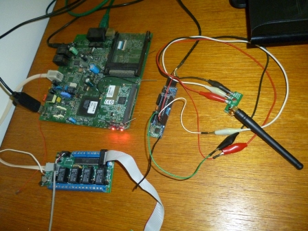 Base node with 433Mhz RF Rx