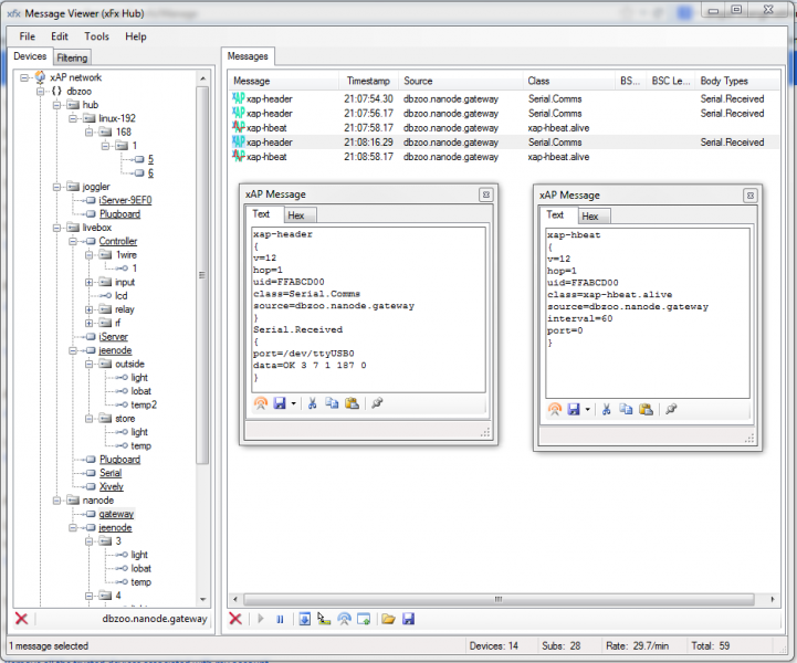 Nanode gateway xFxViewer